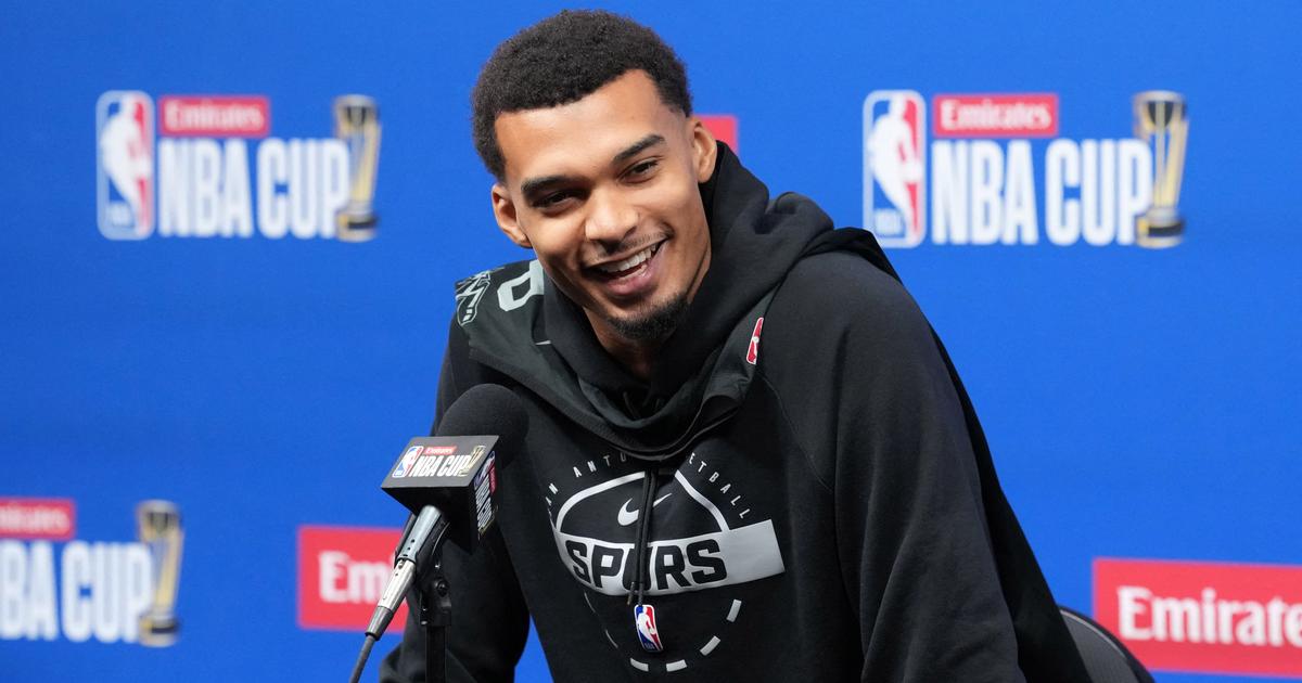«On ne va pas faire péter le champagne, mais...» : les vérités de Wembanyama avant la finale de la coupe NBA