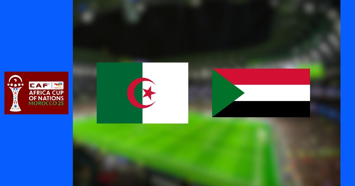 AlgÃ©rie - Soudan : Sur quelle chaÃ®ne et Ã  quelle heure voir le match de la CAN en direct ?