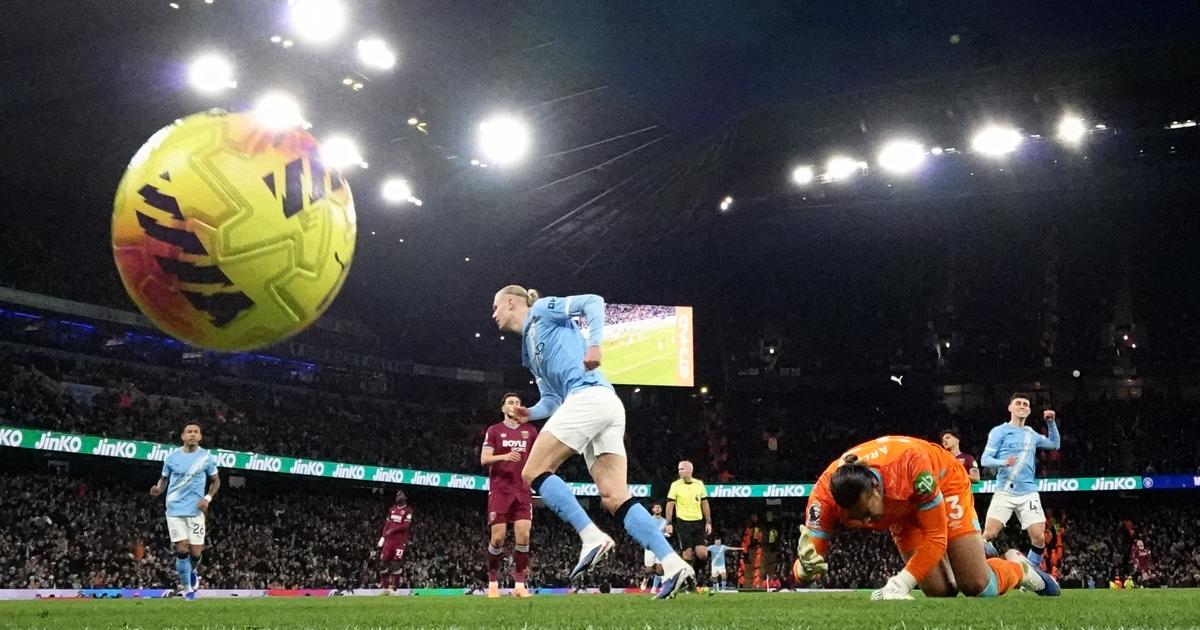 Haaland Ã©tincelant avec Manchester City qui marche sur West Ham