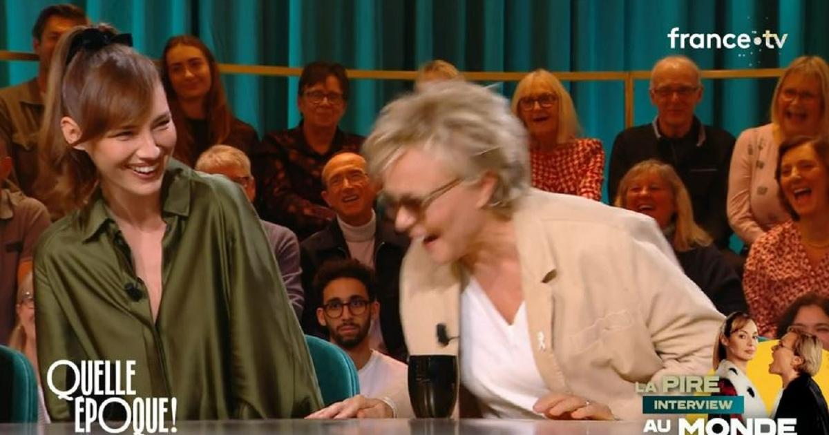 «Roooh, vous êtes bien équipé, hein!» : Louise Bourgoin déchaînée sur le plateau de «Quelle époque!»