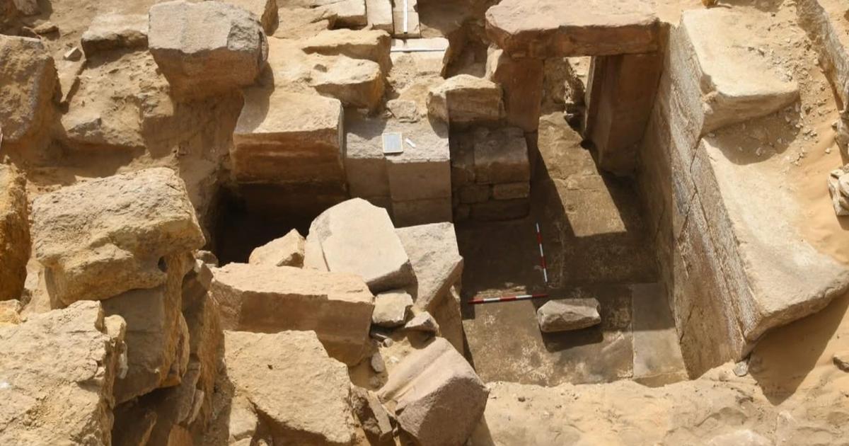 Un temple égyptien exhumé près du Caire, un siècle après avoir été localisé