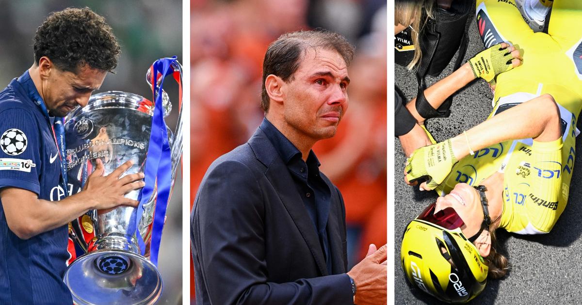 Les larmes de Marquinhos, les adieux de Nadal, la consécration de Ferrand Prévot... Ces séquences sportives qui ont ému cette année
