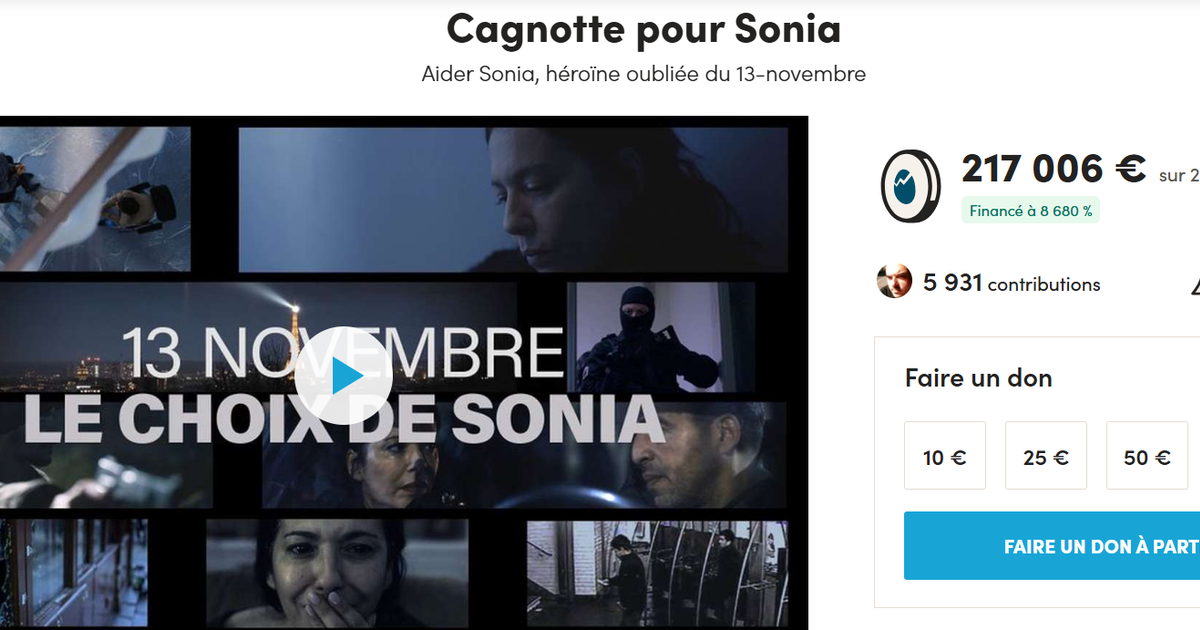 «C’est comme si je venais de renaître» : la cagnotte pour Sonia, qui a dénoncé Abdelhamid Abaaoud, dépasse les 200.000 euros