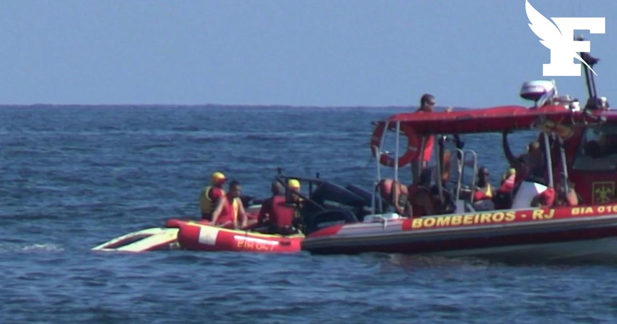 Les images impressionnantes du crash d’un avion de tourisme près de la mythique plage de Copacabana