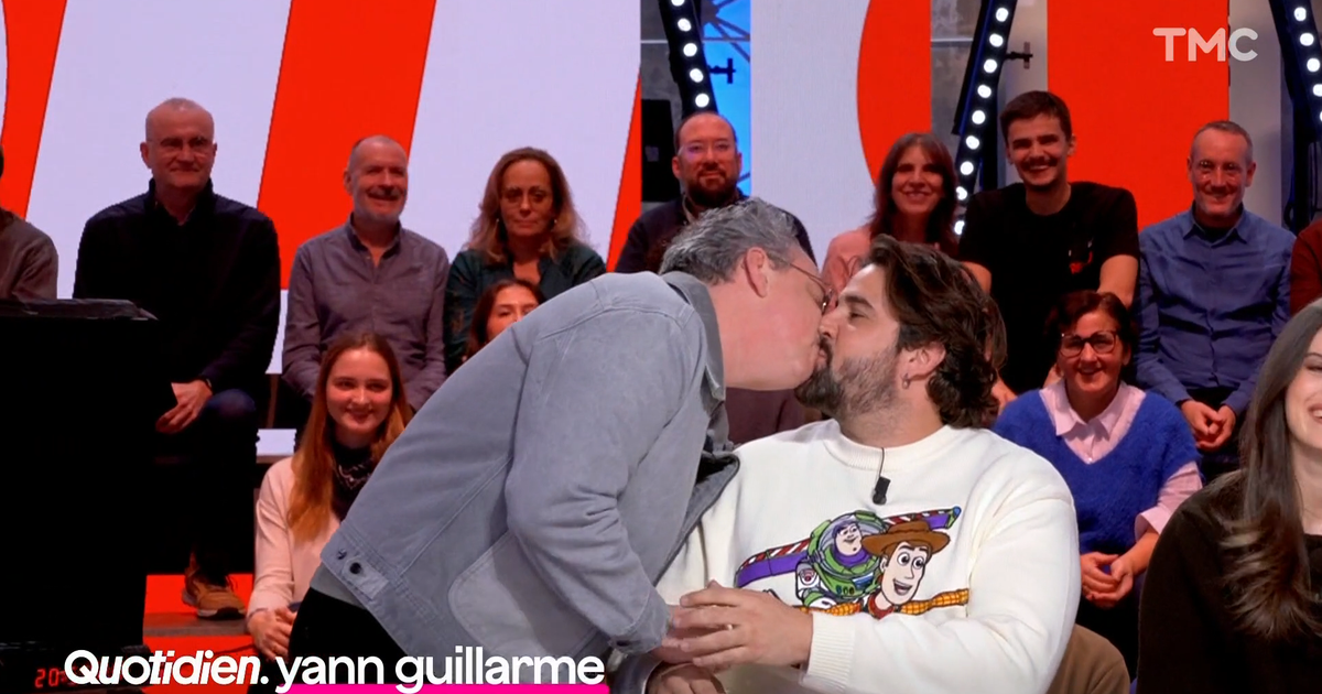 «Tu vois Ary Abittan, c’est ça le consentement» : la pique de Yann Guillarme embrassant Artus dans «Quotidien»