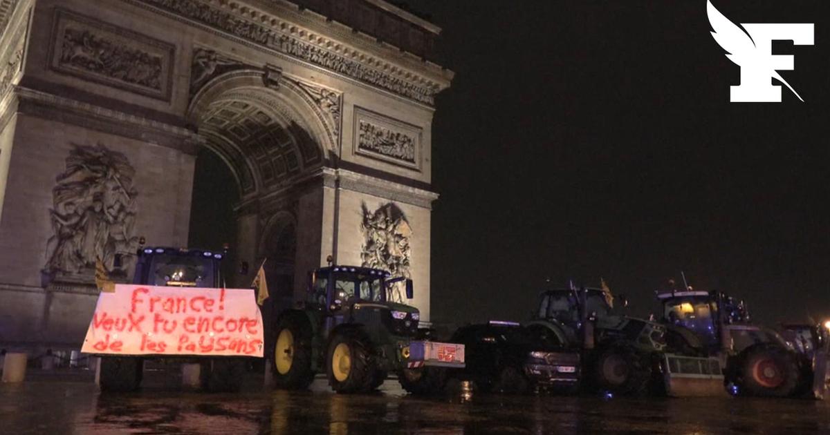 Colère agricole : les premières images des tracteurs arrivés à Paris