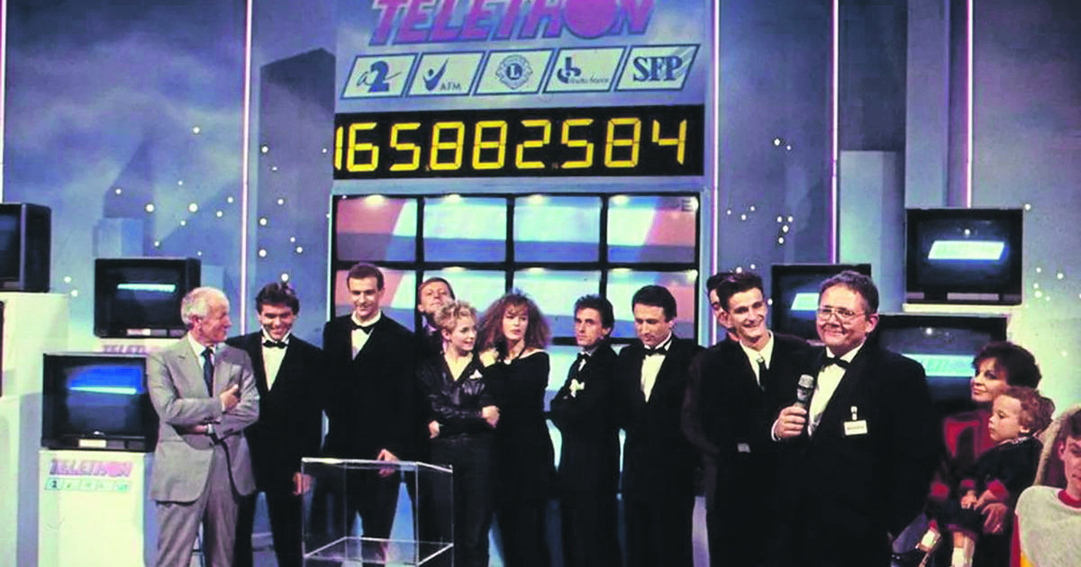 Quand Le Figaro évoquait le premier Téléthon en 1987 : « Pour une fois que le service public fait du service public…  »