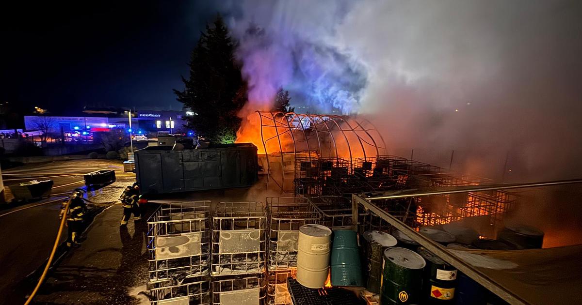 Grasse : un violent incendie touche une entreprise de parfumerie