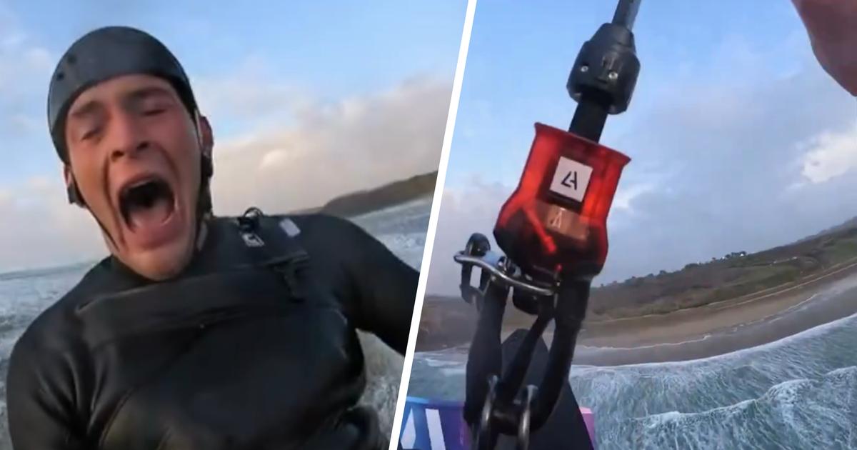 Un vol de 13 secondes à 37 mètres en l’air, un Français bat un record du monde de kitesurf pendant la tempête Goretti