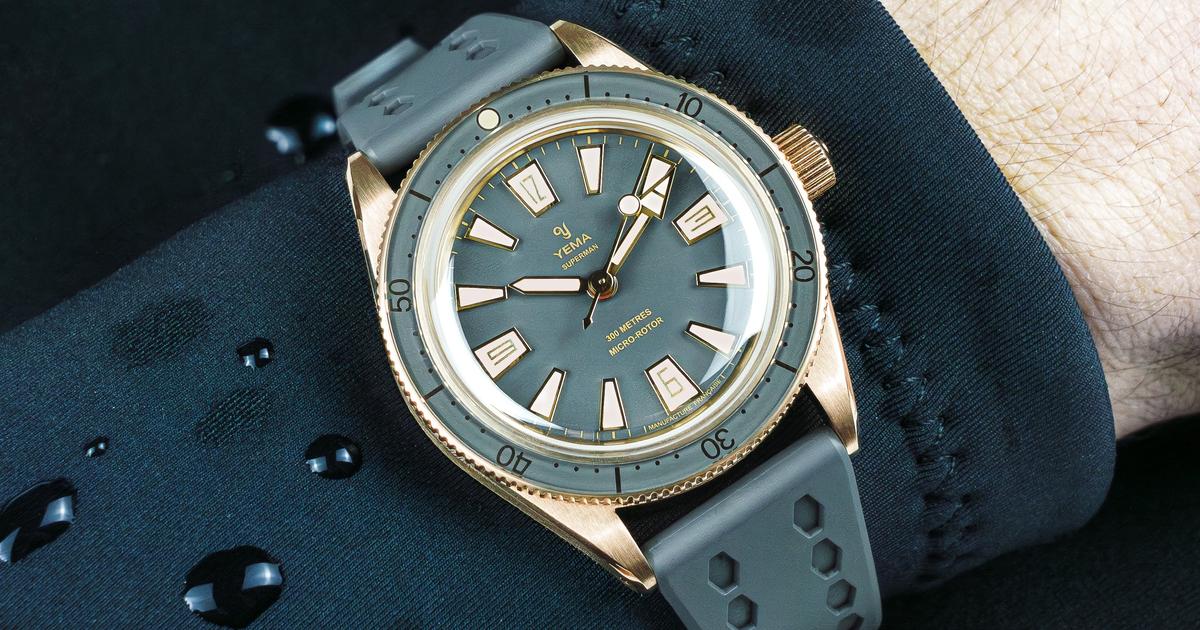 Yema Skin Diver Slim Bronze, la nostalgie élégante