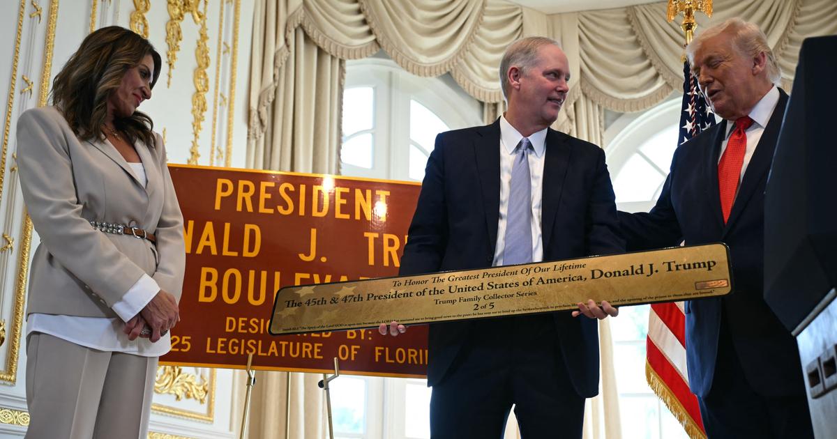 En Floride, Donald Trump inaugure un boulevard à son nom devant sa propriété de Mar-a-Lago