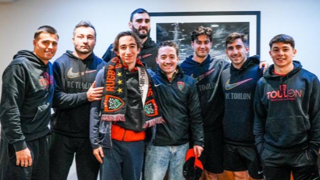 Rugby, Champions Cup : deux supporters du RCT ont rallié Gloucester à vélo depuis Paris pour encourager les Varois