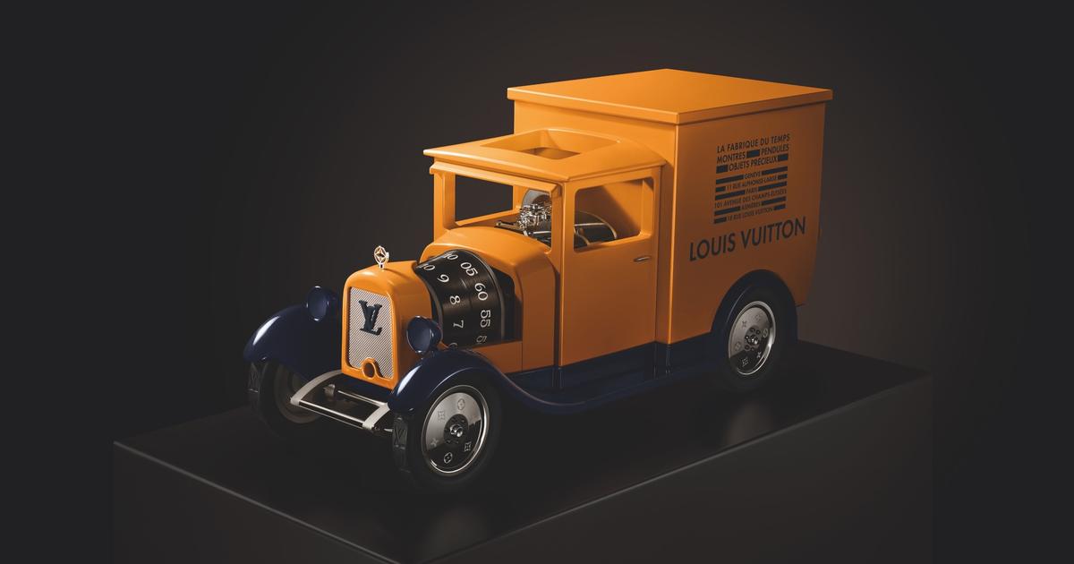 Une luxueuse camionnette horloge signée Louis Vuitton