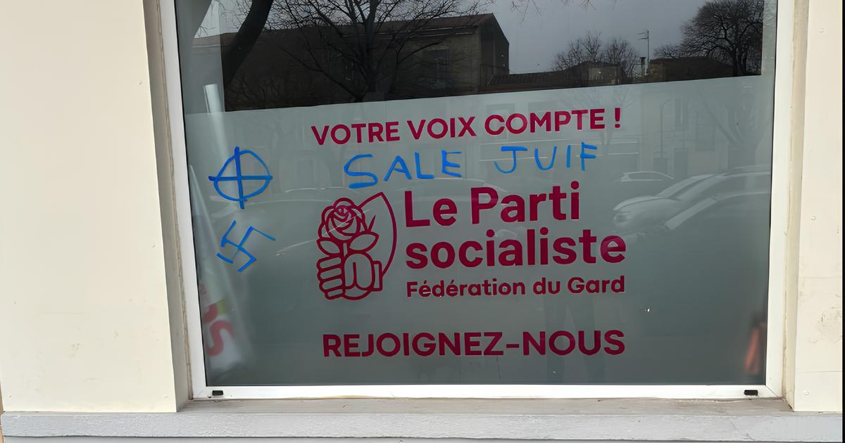 Nîmes : la classe politique s’indigne après la découverte de tags antisémites sur le siège du PS