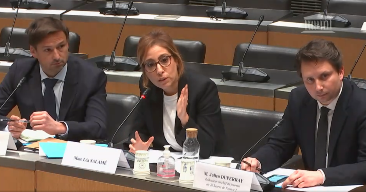 «Vous avez décidé de me marier avec Jordan Bardella !» : Léa Salamé s’amuse des questions de la commission d’enquête