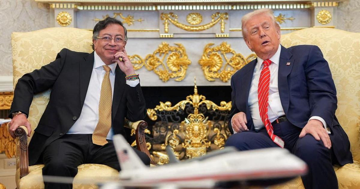 Trump salue une «bonne rencontre» avec le président colombien Gustavo Petro Kép