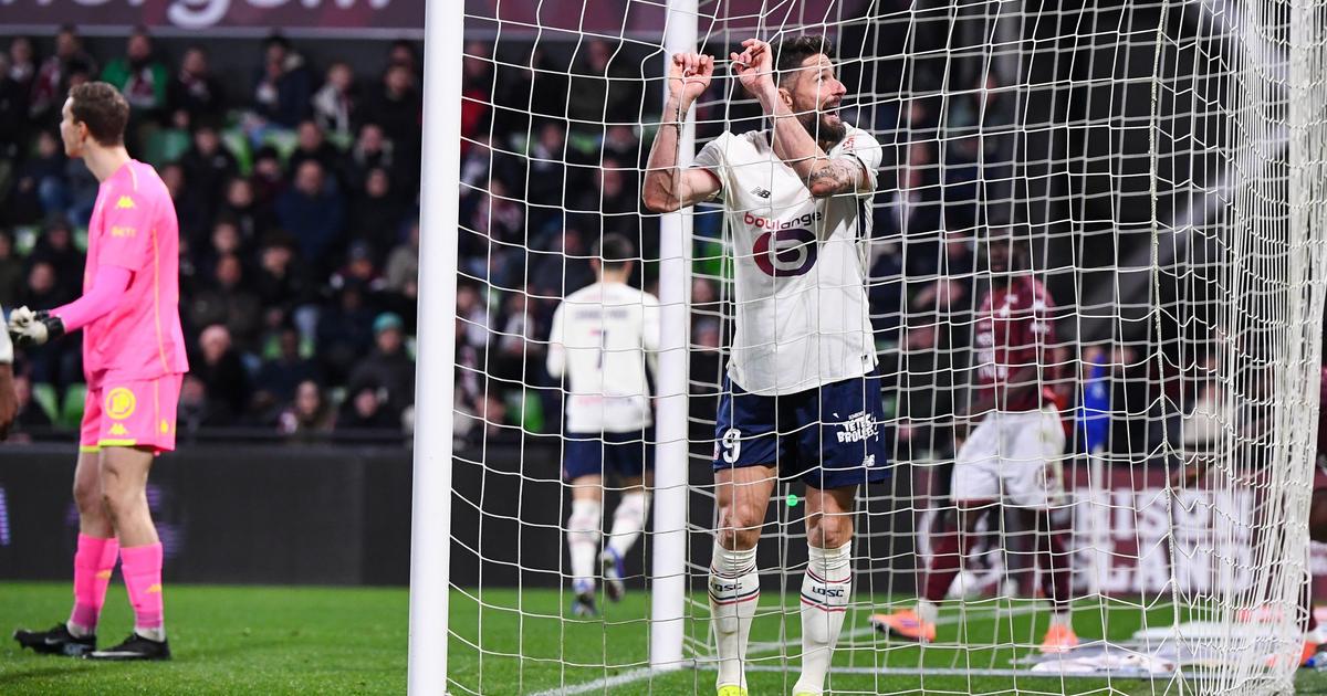 Ligue 1 : tenu en échec par la lanterne rouge Metz, Lille toujours au point mort Kép