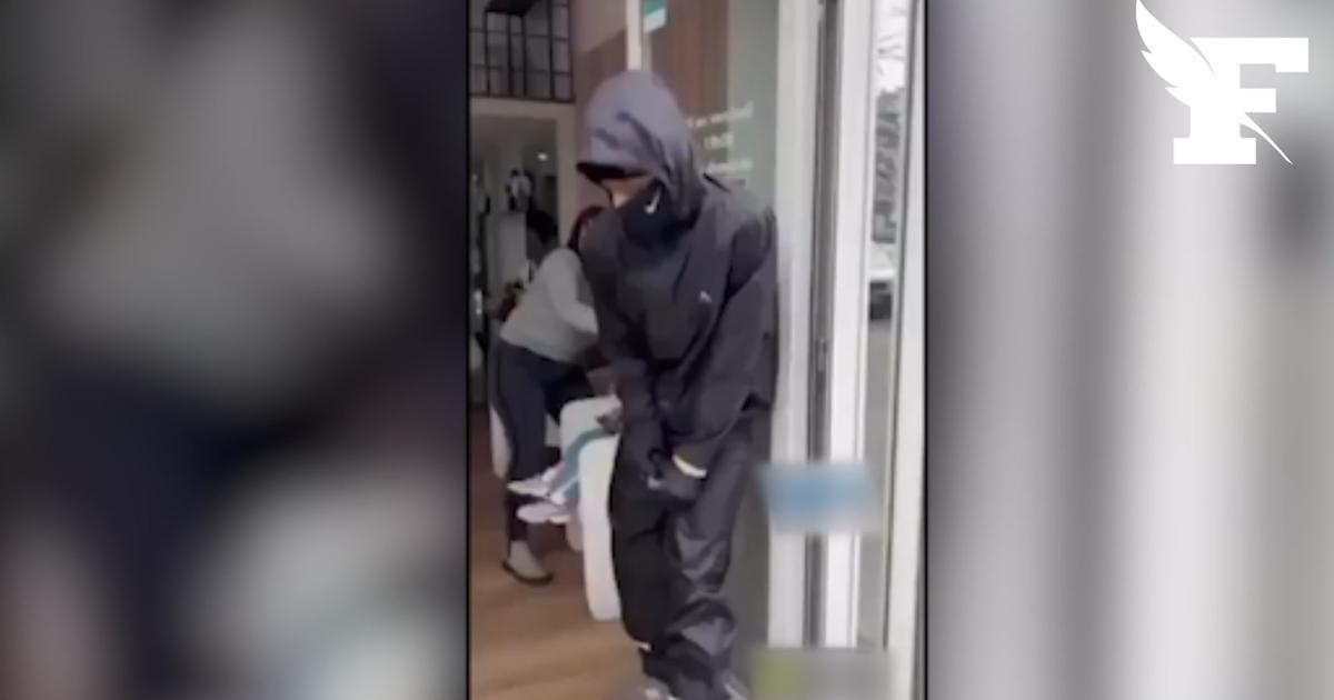 Les images de la grenade dégoupillée et lancée ce vendredi dans un salon de beauté à Grenoble