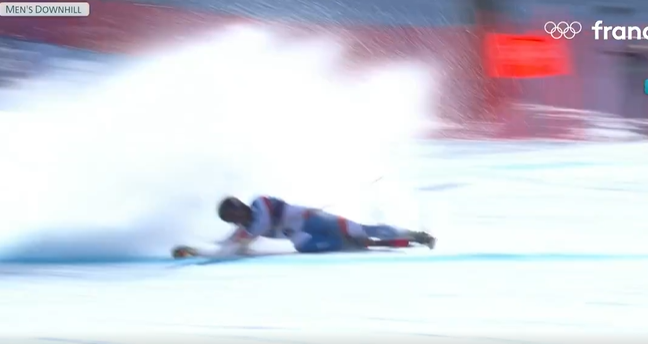 JO 2026 : en vidéo, la grosse chute de Maxence Muzaton et le rattrapage miraculeux de Nils Alphand