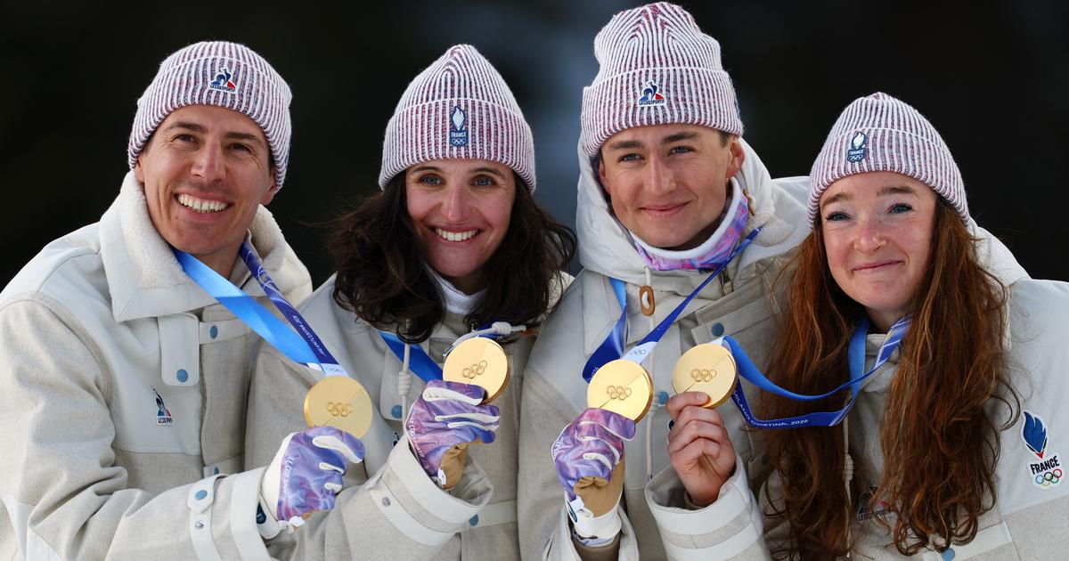 JO 2026 : le jour de gloire pour le biathlon français, médaillé d'or en  relais mixte
