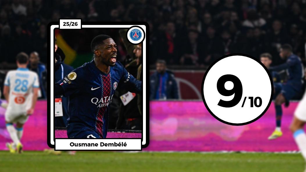 Les notes de PSG-OM : Dembélé en mode Ballon d’Or, Balerdi et Pavard symboles du naufrage marseillais Kép