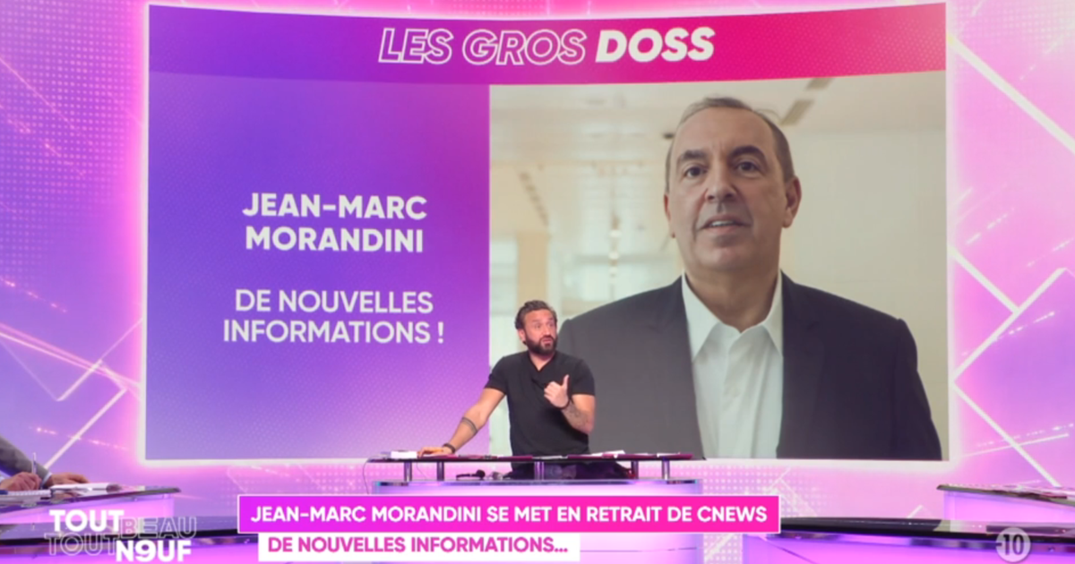 «C’est une sortie d’antenne provisoire» : Cyril Hanouna revient sur le retrait de Jean-Marc Morandini de CNews