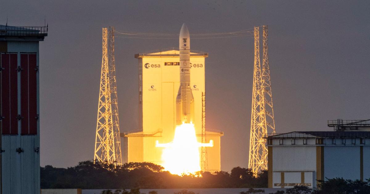 «Tout a vibré à des kilomètres à la ronde» : le premier vol de la version lourde d’Ariane 6 met sur orbite la constellation internet d’Amazon