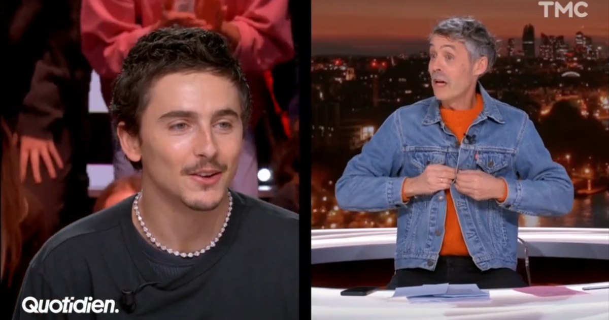 «Arrête, on n’a pas le droit !» : Yann Barthès corrige Timothée Chalamet après une bourde dans «Quotidien»