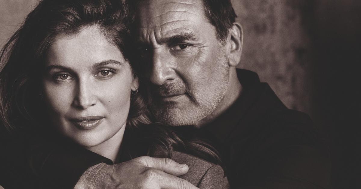 Laetitia Casta and Gilles Lellouche at an event