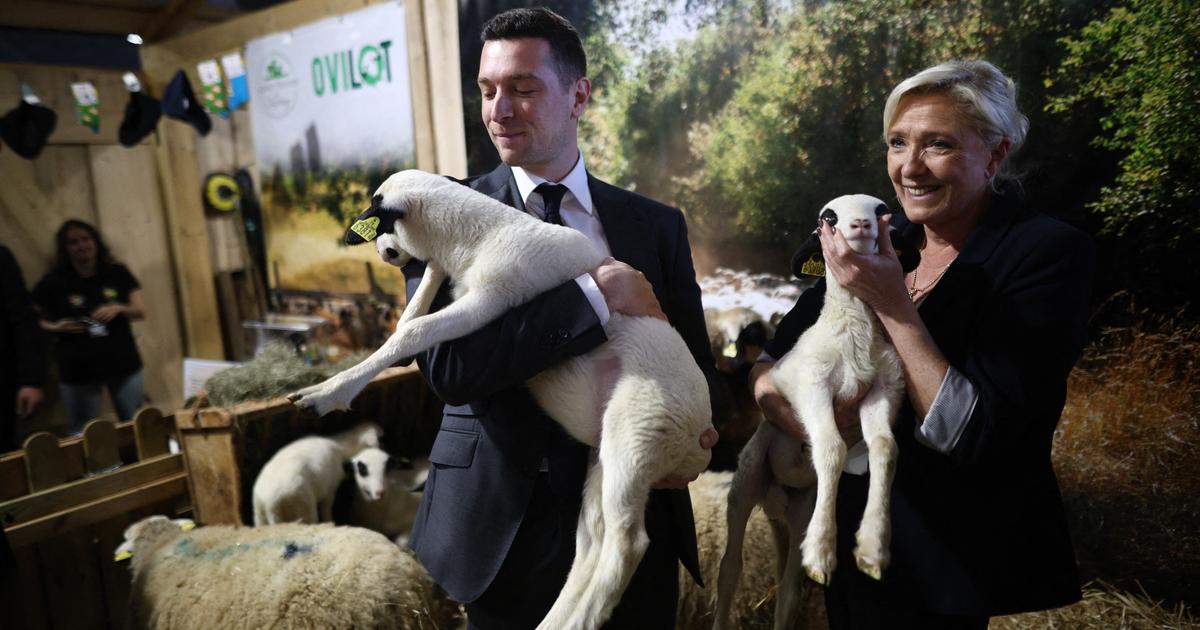 Le duo Marine Le Pen-Jordan Bardella fait «front commun » au Salon de l’agriculture