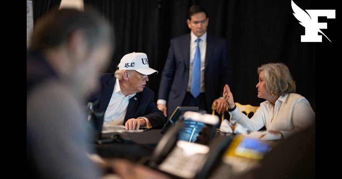 Attaque en Iran : la Maison-Blanche publie des photos de Trump, casquette USA sur la tête, suivant les opérations militaires