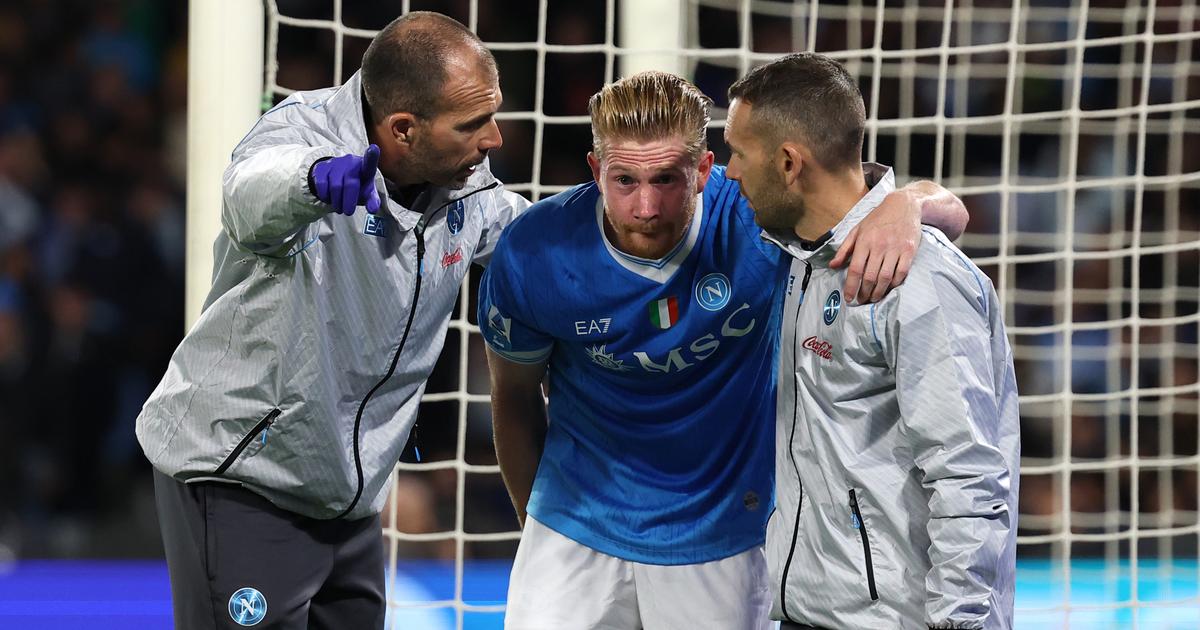 Serie A : De Bruyne de retour à l’entraînement avec Naples après 4 mois d’absence