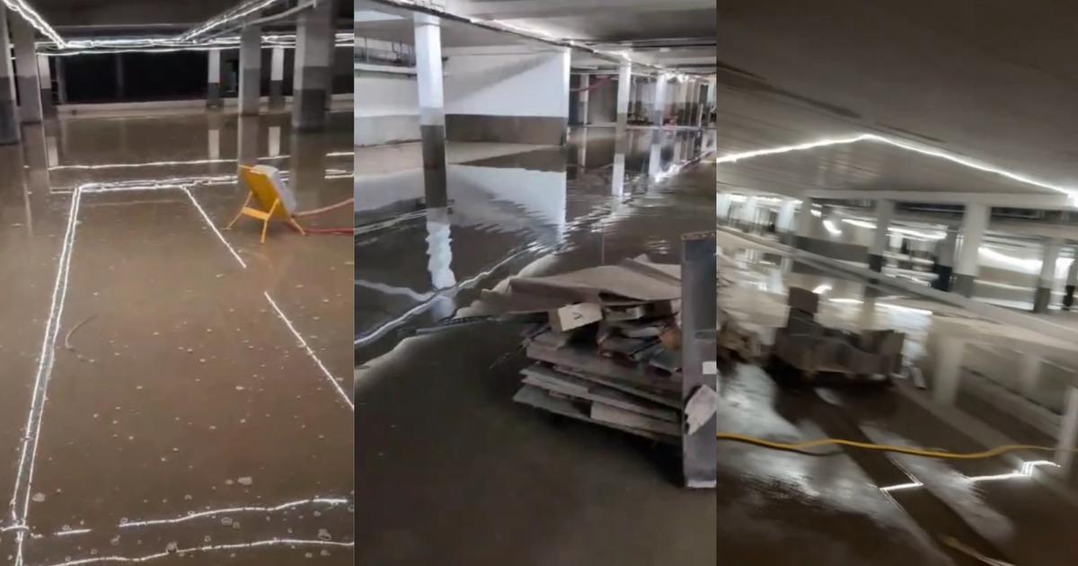 Nantes : le parking du futur CHU victime d’une inondation partielle