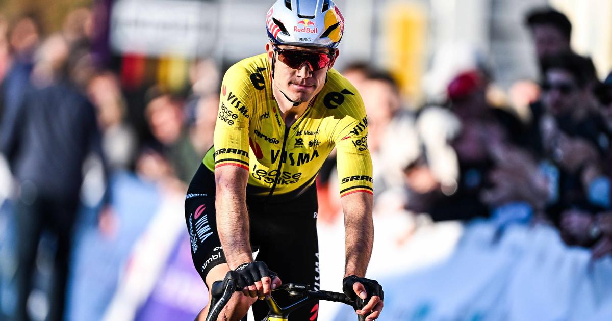 «Il y avait soudainement du verre sur la route» : Van Aert suspecte un «sabotage» après sa crevaison sur le GP Samyn