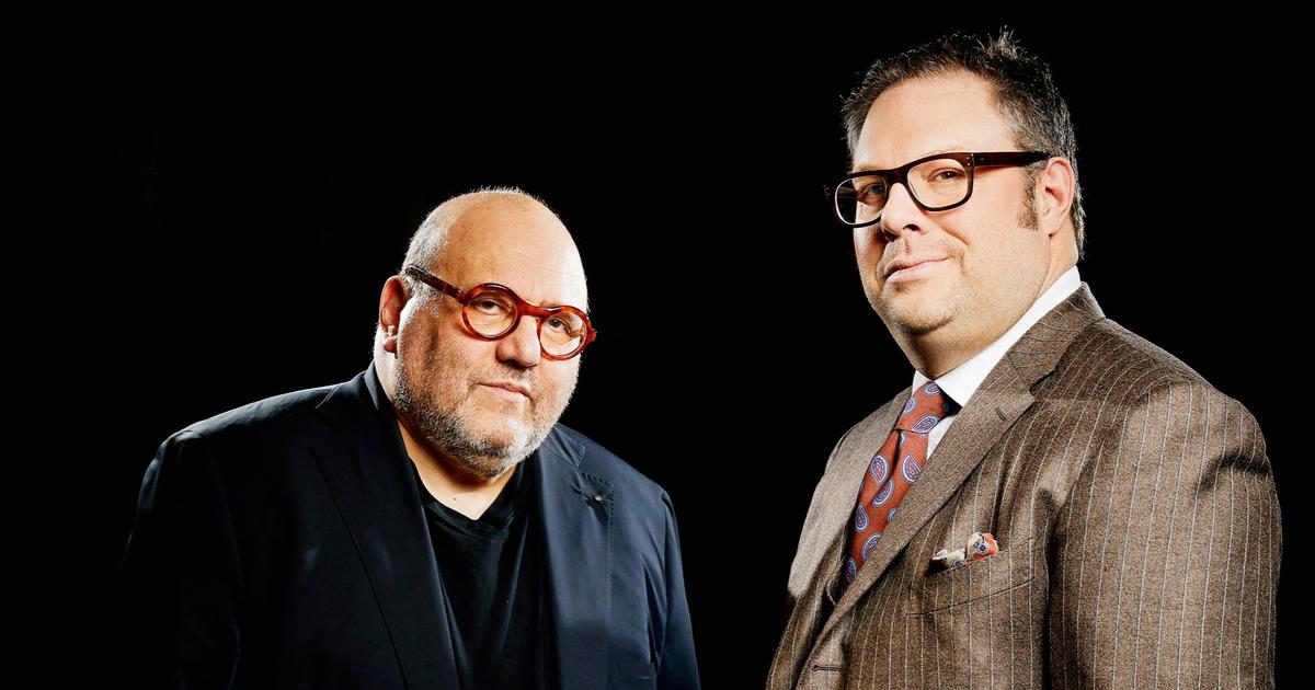 Julien Dray and Mathieu Bock