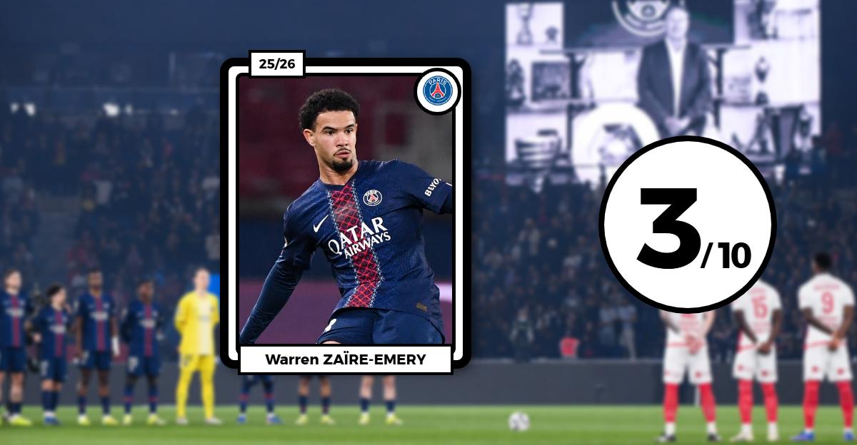 Les notes de PSG-Monaco : le cauchemar de Zaïre-Emery, Doué pas inspiré, Akliouche refroidit (encore) le Parc