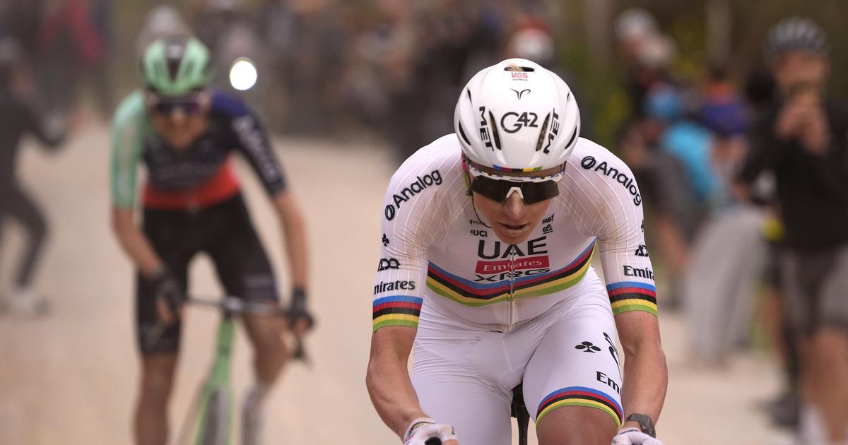 Cyclisme : en vidéo, l’effort colossal de Paul Seixas, seul coureur à pouvoir suivre Pogacar dans les Strade Bianche