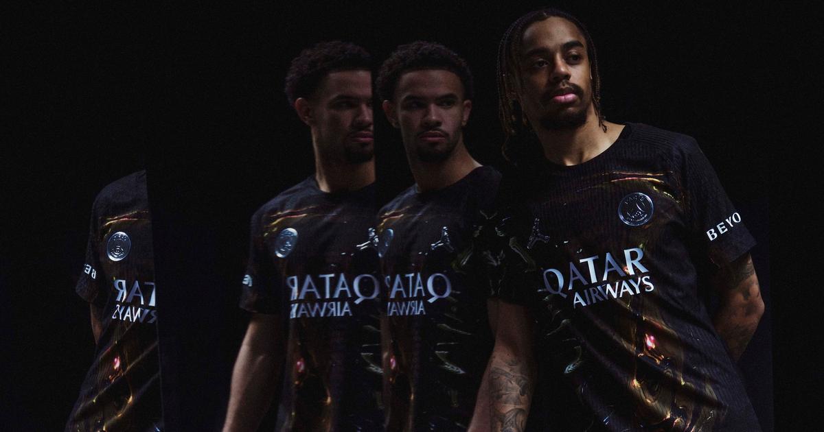 Foot : nouveau maillot Jordan pour le PSG, en «hommage à la nuit parisienne»