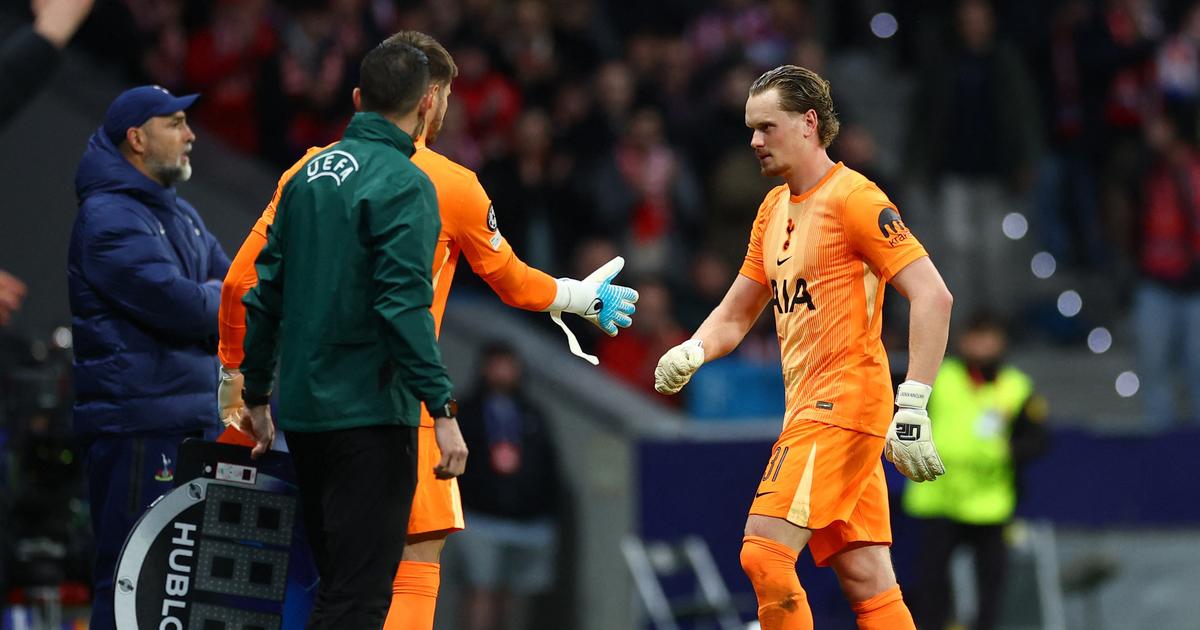 Ligue des champions : deux boulettes et remplacé dès la 17e minute ... La soirée cauchemardesque du gardien de Tottenham