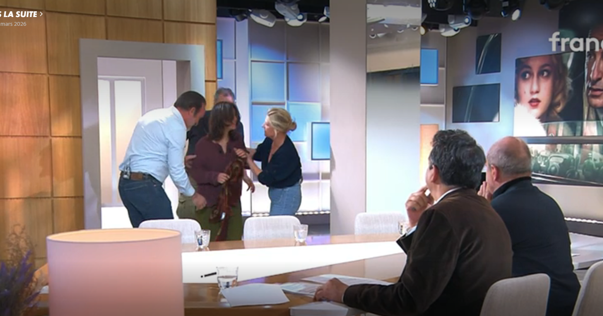 «C’est une catastrophe ce rail» : une invitée de «C à vous» chute en direct, Anne-Elisabeth Lemoine confuse