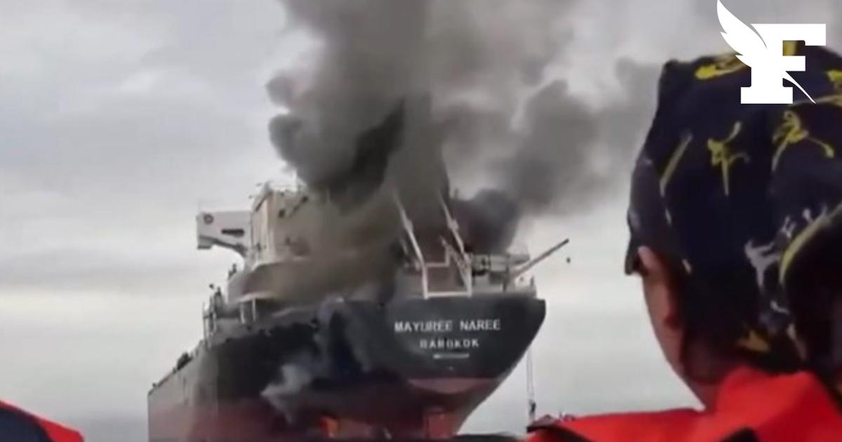 Un navire thaïlandais attaqué par l’Iran en feu dans le détroit d’Ormuz, trois marins probablement «piégés» à bord