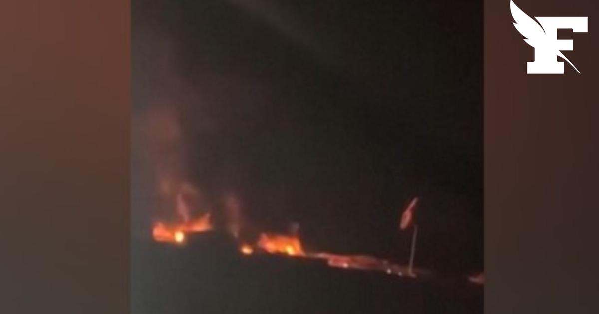 Irak : les images de la base franco-kurde en feu après une attaque de drone qui a tué un militaire français