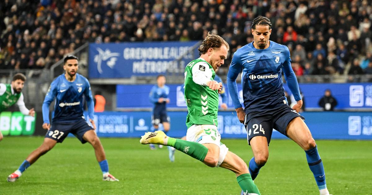 Ligue 2: fin de série pour Saint-Étienne, tenu en échec à Grenoble