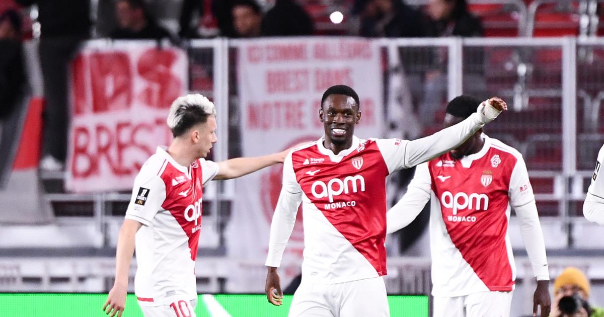Ligue 1 : Monaco enchaîne une cinquième victoire de suite face à Brest