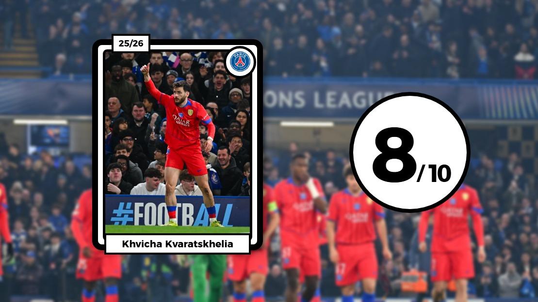 Les notes du PSG à Chelsea : «Kvara» et Barcola enchaînent, Safonov répond présent