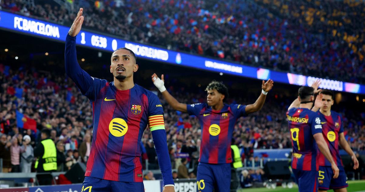 Ligue des champions : Lamine Yamal et Raphinha régalent, festival au Camp Nou... En vidéo, les buts de FC Barcelone-Newcastle