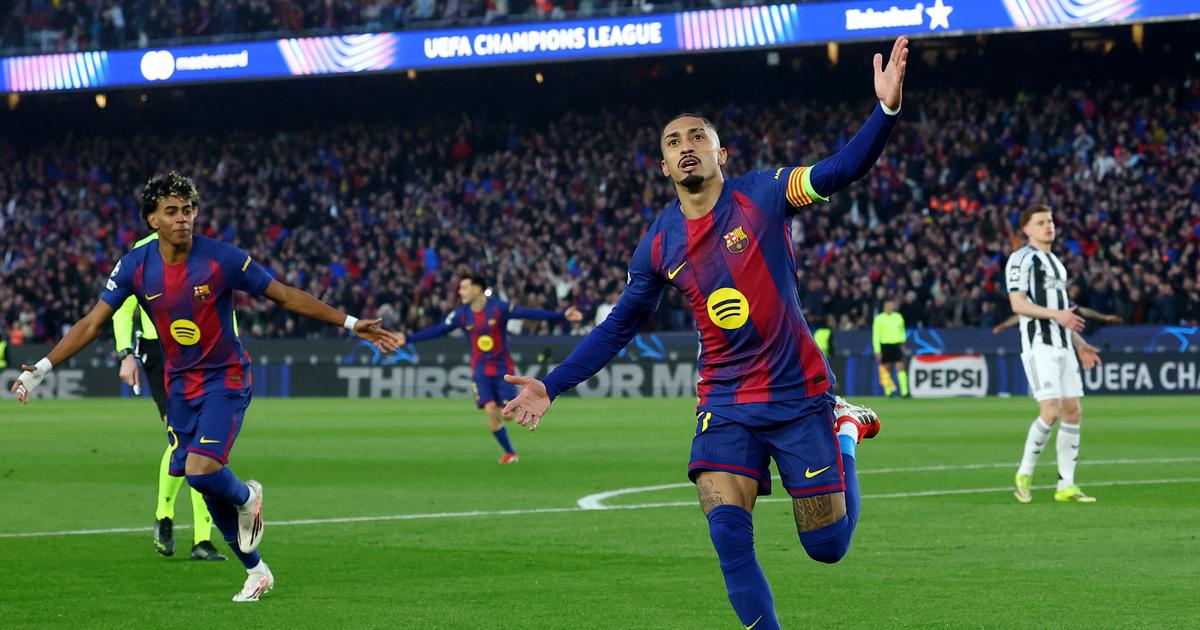 EN DIRECT - FC Barcelone-Newcastle : Raphinha et les Catalans commencent fort