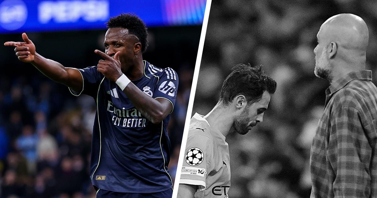Manchester City-Real Madrid : Vinicius revanchard, Haaland et Cherki en clair-obscur, Bernardo Silva enterre son équipe... Les tops et flops