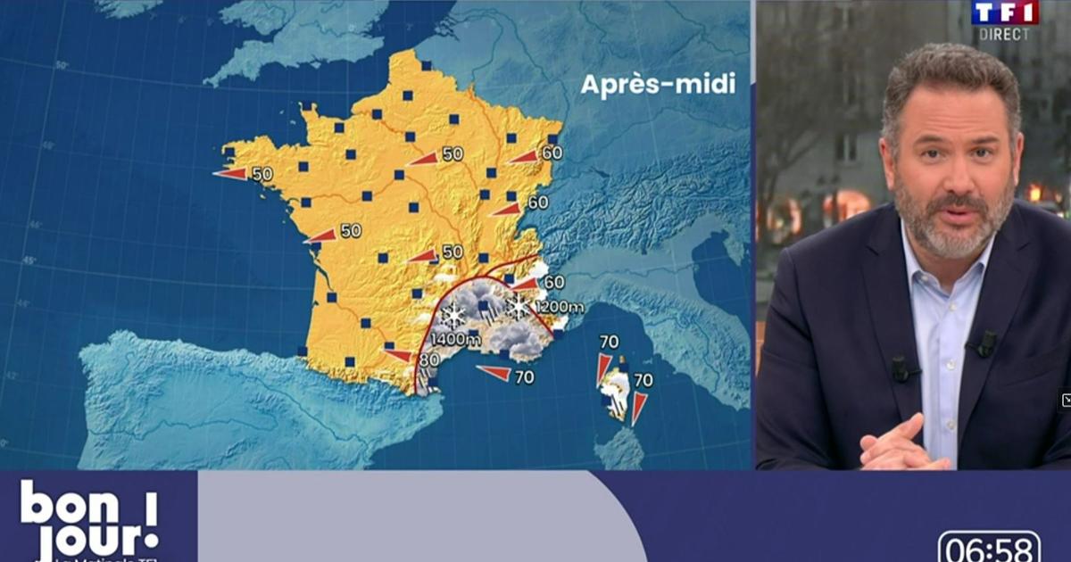 «Je fais ce que je peux...» : Bruce Toussaint remplace au pied levé Ange Noiret à la météo de «Bonjour !»