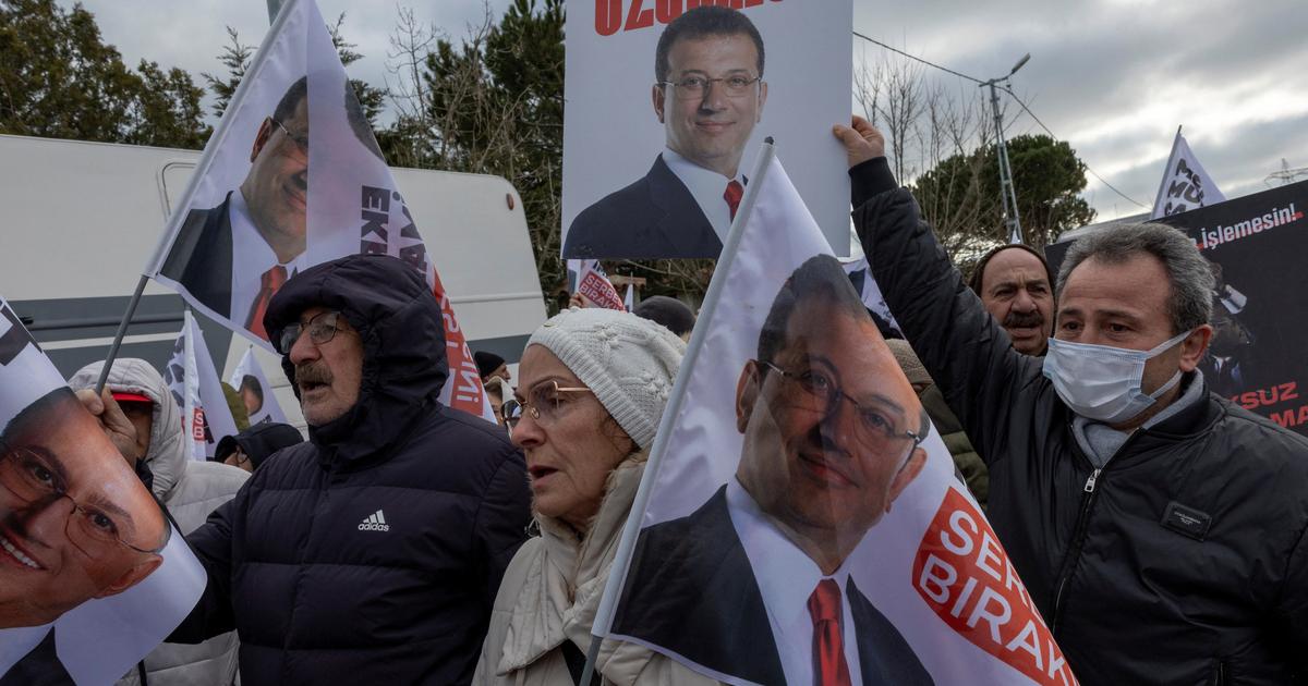 Turquie : des milliers de manifestants à Istanbul un an après l'arrestation du maire